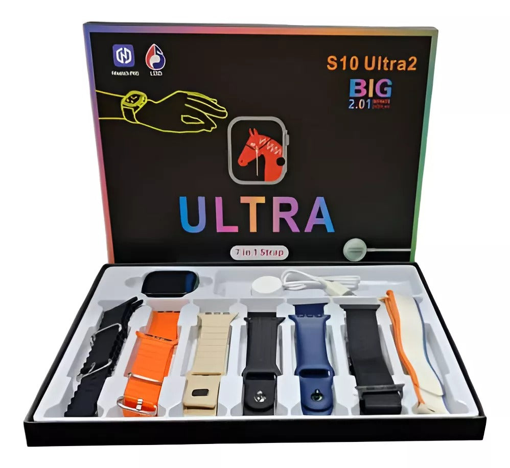 🕹️ Smartwatch S10 Ultra 2 Big – 7 Estilos en 1, Tecnología en tu Muñeca
