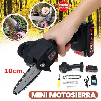Mini Motosierra Portátil 24V con Doble Batería – Potencia y Comodidad en tus manos