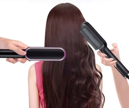 ✨ Cepillo Alisador Portátil Shawn Star – Cabello Liso y Brillante en Minutos ✨